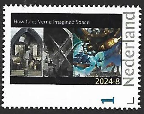 Netherlands 2024-8 Jules Verne Imagined space MNH
