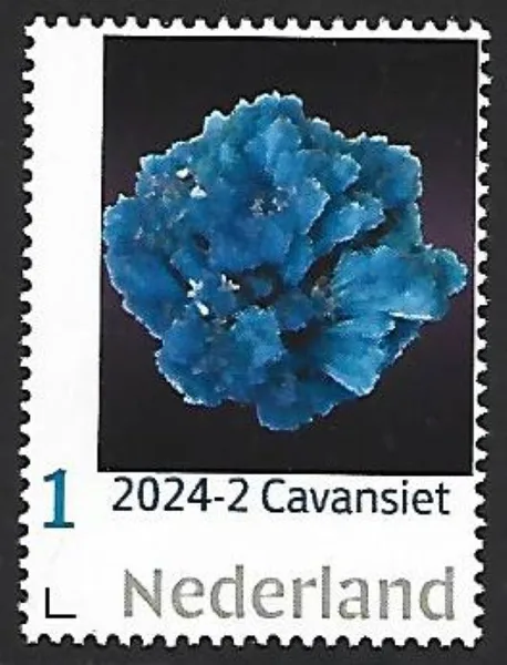 Netherlands 2024-2 Minerals: Cavansite MNH