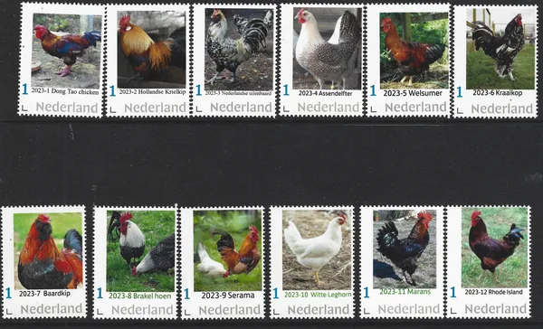 Netherlands 2023 Chicken yearset MNH