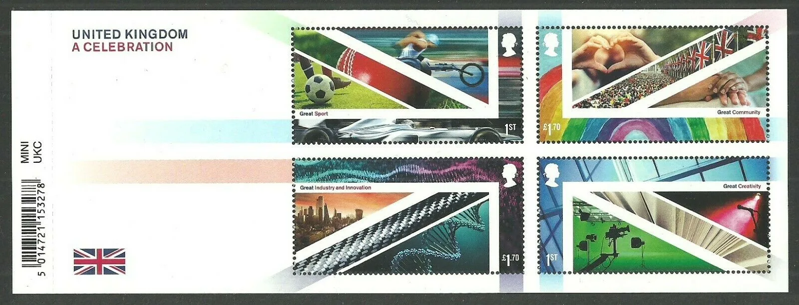Großbritannien 2021 Celebration Fußball Radsport Formel 1 Block postfrisch/mnh