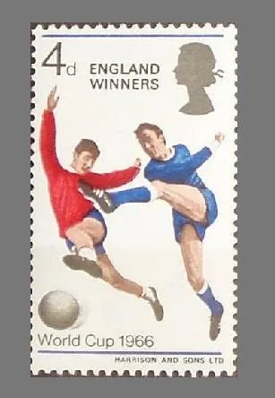 Gr.Britain 1966 WK voetbal ENGLAND WINNERS postfris/mnh