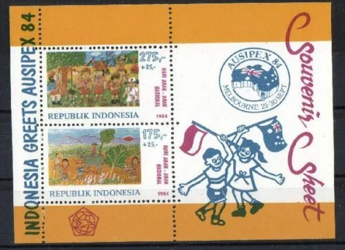 INDONESIEN 1984 Ausipex - Scouting Block B65 postfrisch/mnh