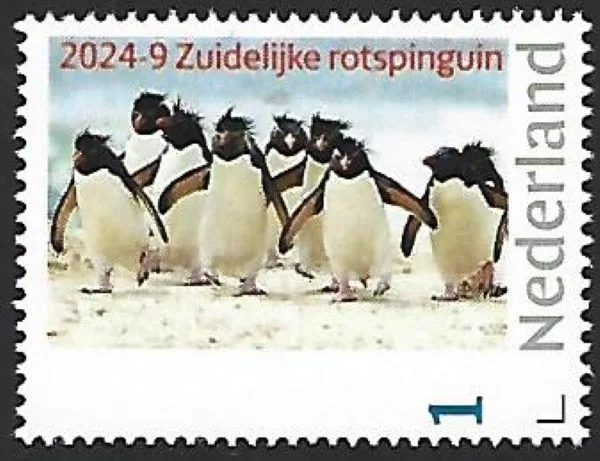 Nederland 2024-9 Pinguin: Zuidelijke rotspinguin Southern Rockhopper postfris/mnh