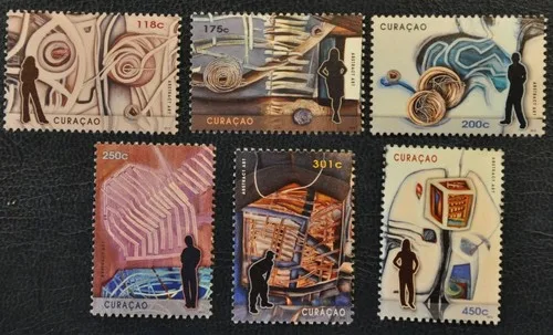 Curacao 123-128 Abstracte kunst 2013 postfris/mnh