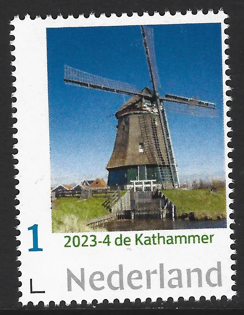 Pays-Bas 2023-4 Moulin-windmill de Kathammer Katwoude neuf-mnh
