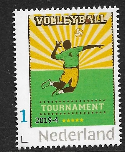 Pays-Bas 2019-4 Volleyball sport neuf-nmh