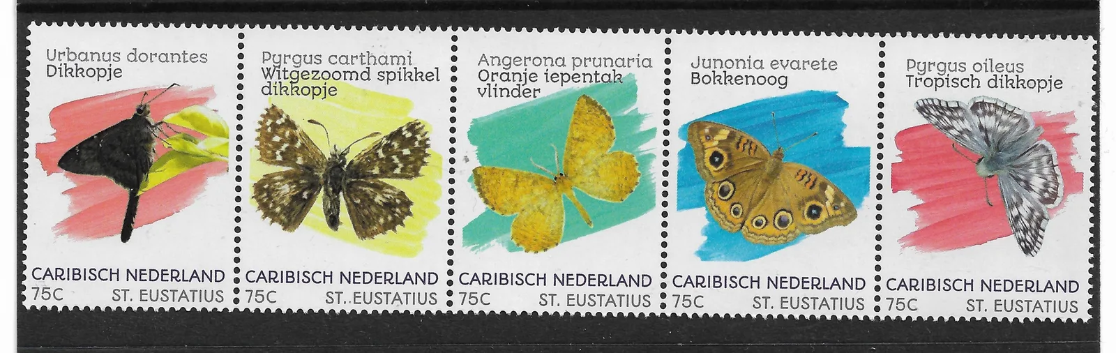 Caribbean Netherlands St Eustatius 2020 Butterflies MNH