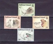 464-467 Falkland 1987 Seals MNH
