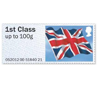 Great Britain 2012 Union Flag - post & go stamps postfris/mnh