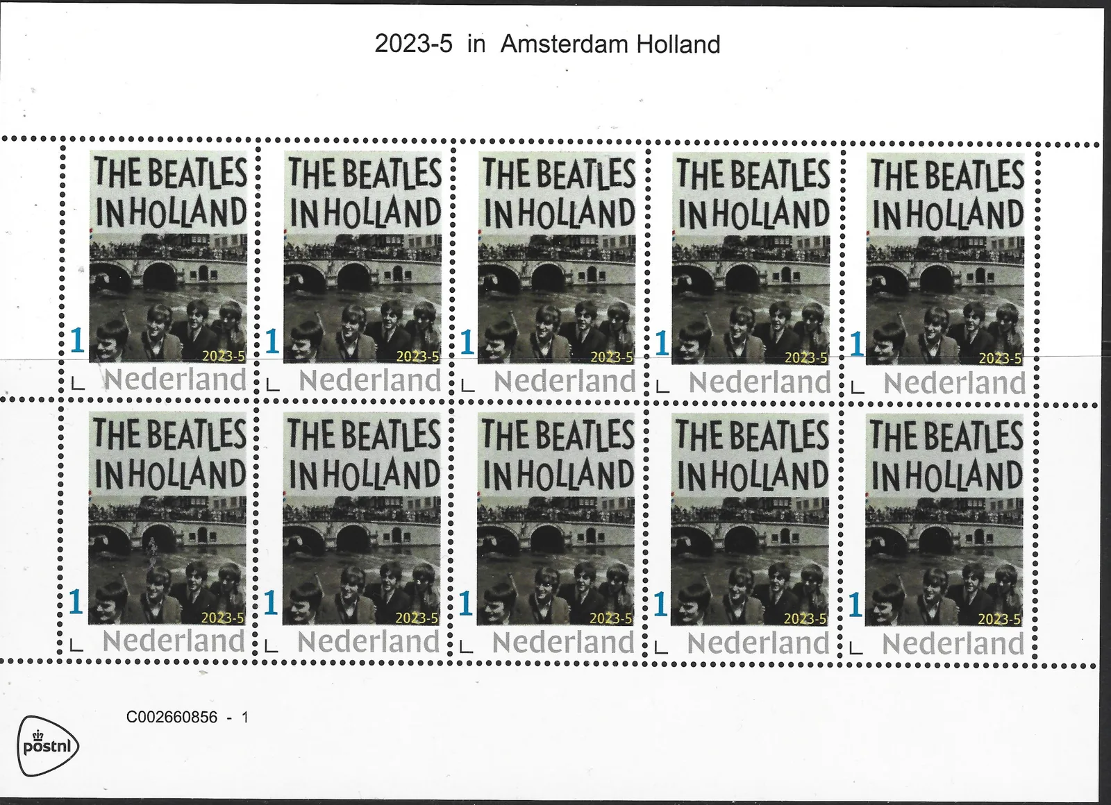 Pays-Bas 2023-5 The Beatles in Amsterdam neuf/mnh