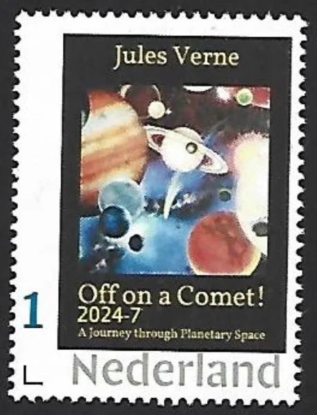 Netherlands 2024-7 Jules Verne: off on a comet MNH