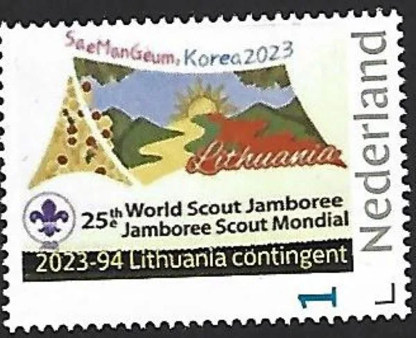 Niederlande 2023-94 Scouting Jamboree SeaManGeum Litauen postfrisch/mnh