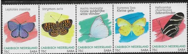 Caribbean Netherlands Saba 2020 butterflies MNH