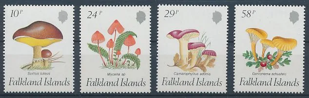 468-471 Falkland 1987 Paddestoelen mushrooms pilze postfris/mnh