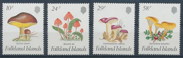 468-471 Falkland 1987 Paddestoelen mushrooms pilze postfris/mnh
