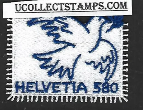 Zwitserland 2025 Dove of peace special embroidered stamp m/s postfris/mnh