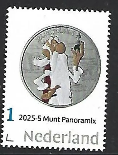 Nederland 2025-5 munt coin Asterix: Panoramix postfris/mnh