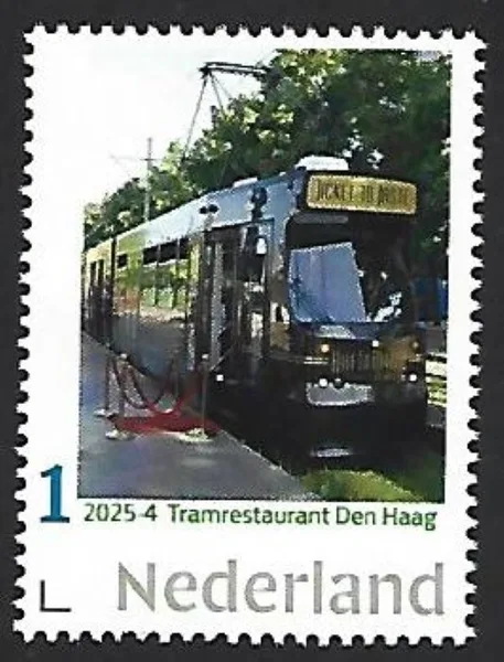 Nederland 2025-4 Tram: Restauranttram Den Haag posfris/mnh