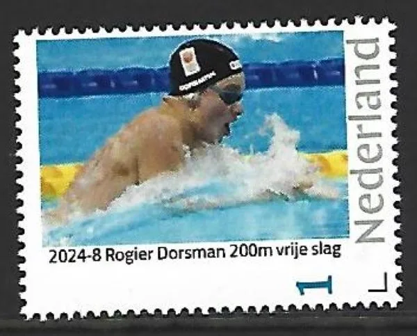 Nederland 2024-8 Paralympics R.Dorsman swimming 200m freestroke postris/mnh