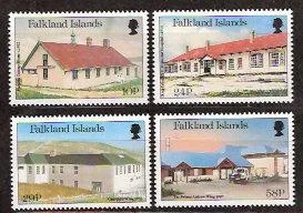 472-475 Falkland 1987 Ziekenhuizen postfris/mnh