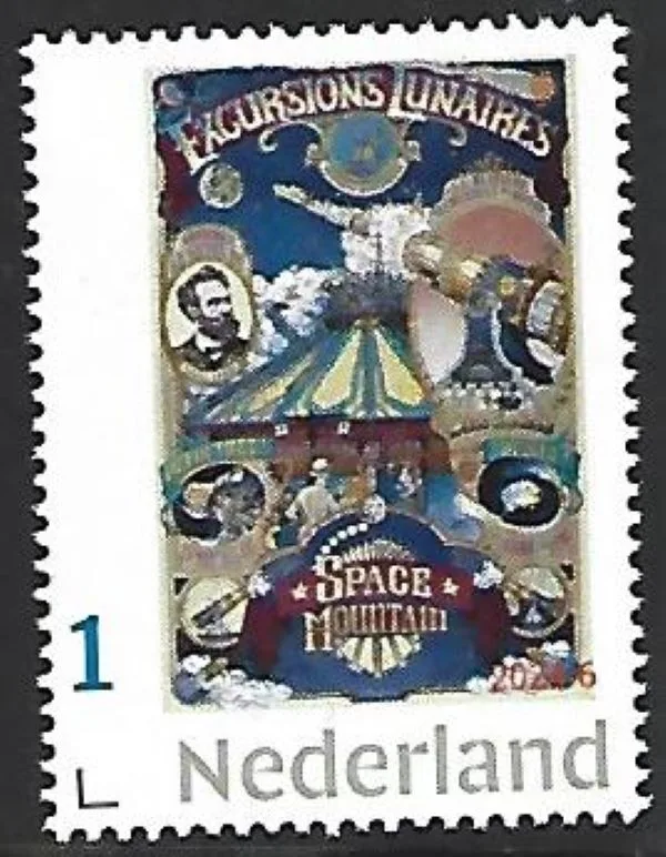 Pays-Bas 2024-6 Jules Verne Excursion Lunaire neuf/mnh