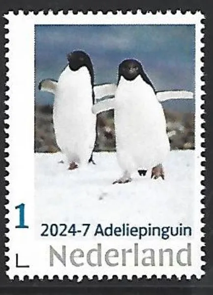 Nederland 2024-7 Pinguin Penguin Adelie Pinguin postfris/mnh