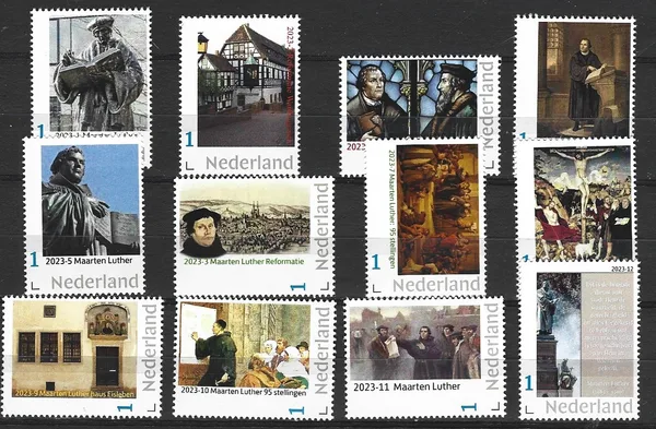 Netherlands 2023 Maarten Luther yearset MNH