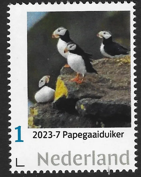 Netherlands 2023-7 Puffin postage stamp unmounted MNH
