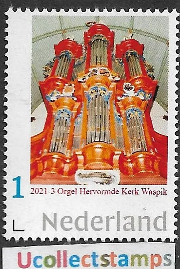 Pays-Bas 2021-3 Orgue Église Réformée Waspik neuf/mnh