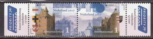 NEDERLAND 3503-3504 post Europ Kastelen Castles 2017 postfris-mnh