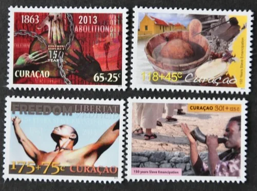 Curacao 153-156 Afschaffing Slavernij 2013 postfris/mnh