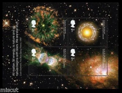 Gr.Britain 2002 Astronomie blok-m/s postfris/mnh
