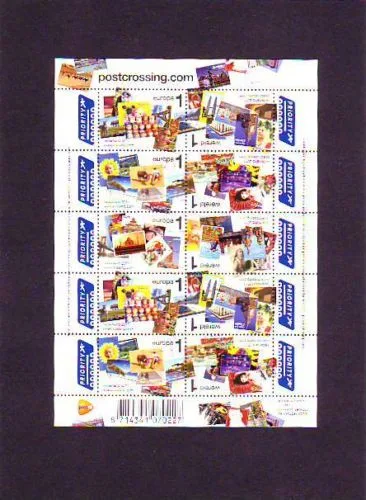 Nederland V2879-2884 Postcrossing 2011vel/sheetlet postfris/mnh