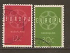 727-728 Europa-zegels 1959 gestempeld