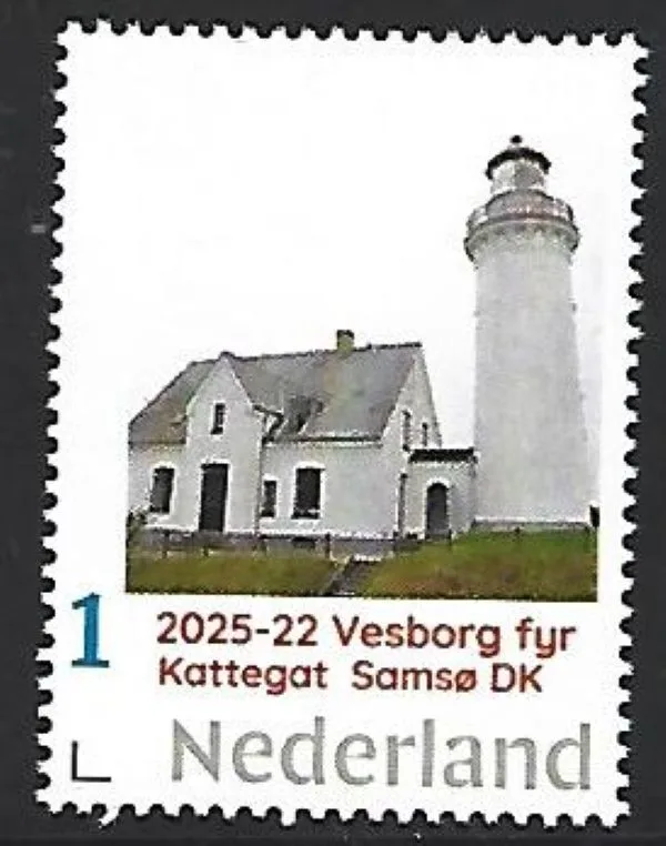 Netherlands 2025-22 Lighthouse: Vesborg fyr Denmark MNH