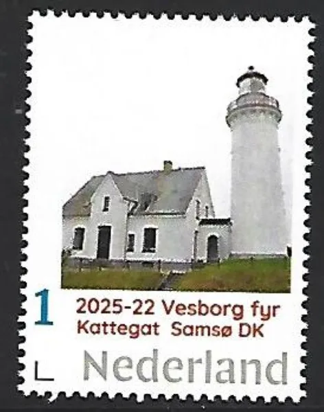 Netherlands 2025-22 Lighthouse: Vesborg fyr Denmark MNH