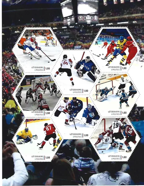 Luxembourg 2024 Ice Hockey 1 sheetlet MNH