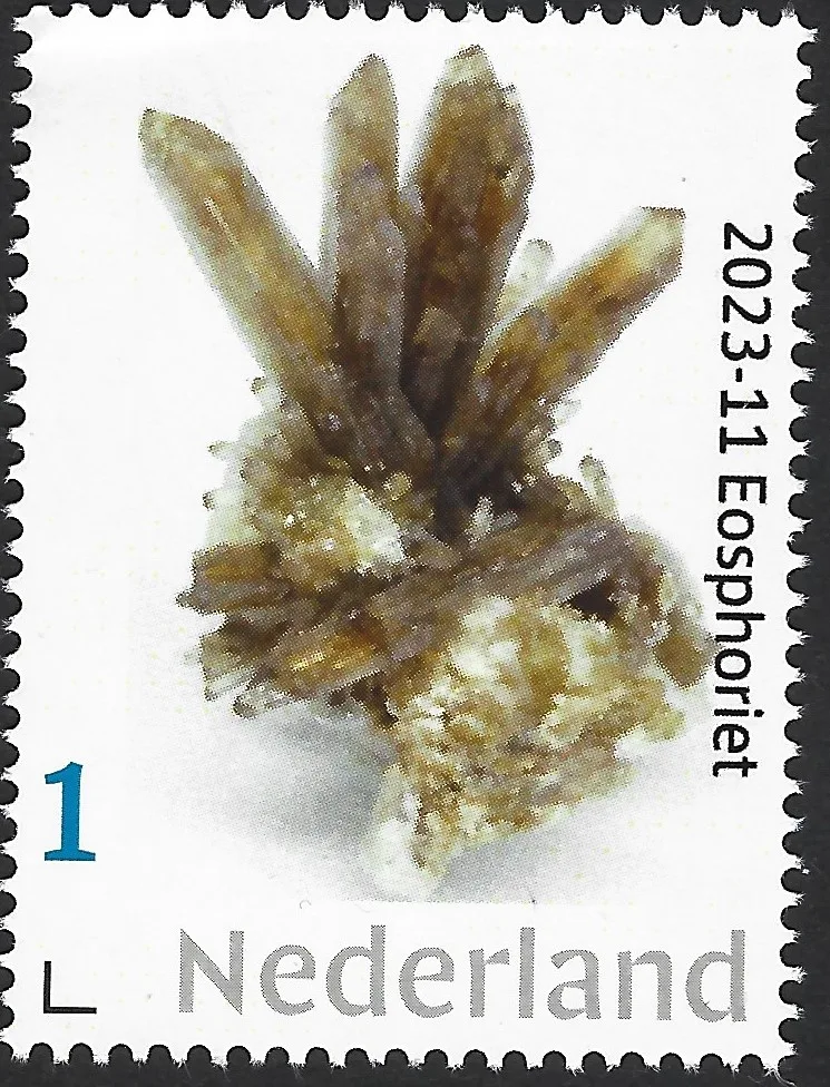 Niederlande 2023-11 Mineralien: Eosporit postfrisch/ungebraucht