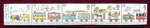 Great Britain 1980 railways MNH