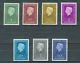 Netherlands 952-958 Postage Queen Juliana 'Regina' high values 1969-1972 MNH
