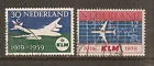729-730 40 jaar K.L.M. 1959 gestempeld