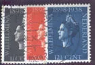 310-312 40th jubilee of Queen Wilhelmina's reign 1938 used