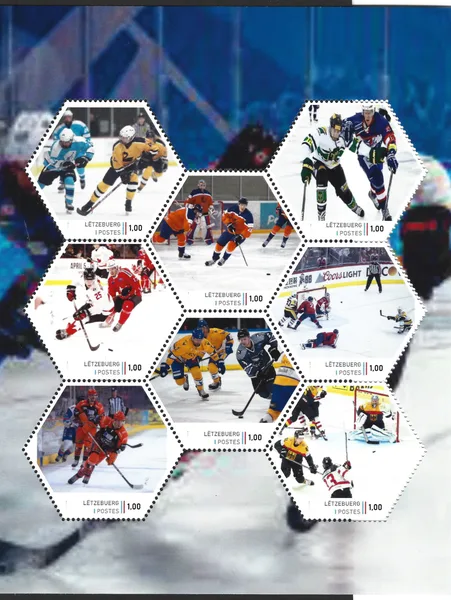 Luxembourg 2023 IJshockey Ice hockey 1 sheetlet postfris/mnh
