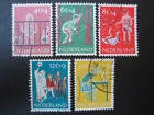 731-735 Kinderzegels 1959 gestempeld