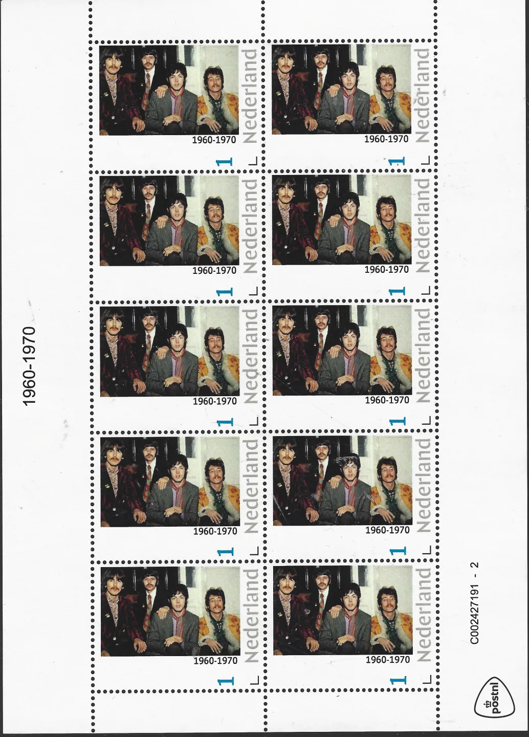 Niederlande 2023-3 The Beatles postfrisch/ungebraucht