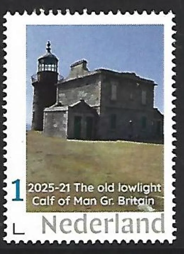 Netherlands 2025-21 Lighthouse: Old lowlight Calf o Man MNH