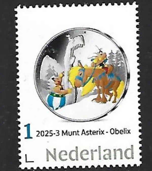 Nederland 2025-3 Munt Coin Asterix Obelix postfris/mnh
