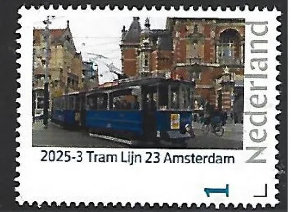 Netherlands 2025-3 Tram: Amsterdam line 23 MNH