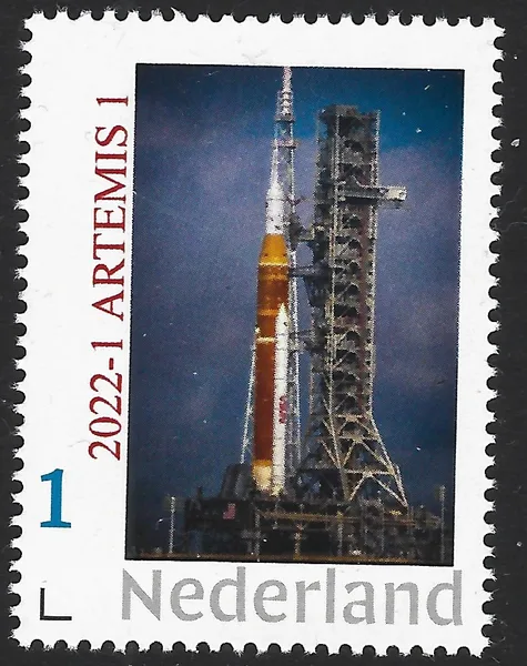 Netherlands 2022-1 Space Exploration - Artemis 1 MNH
