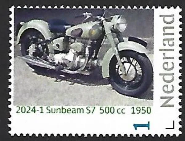 Niederlande 2024-1 Motorräder: Sunbeam S7 500 cc 1950 postfrisch/mnh
